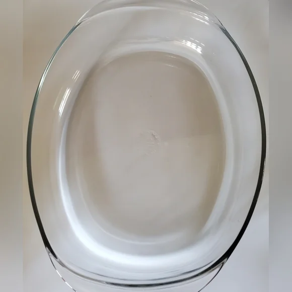 16" x 11.5" 🇫🇷 Duralex Oval Clear  Glass Roasting Baking Dish EUC - Picture 9 of 10